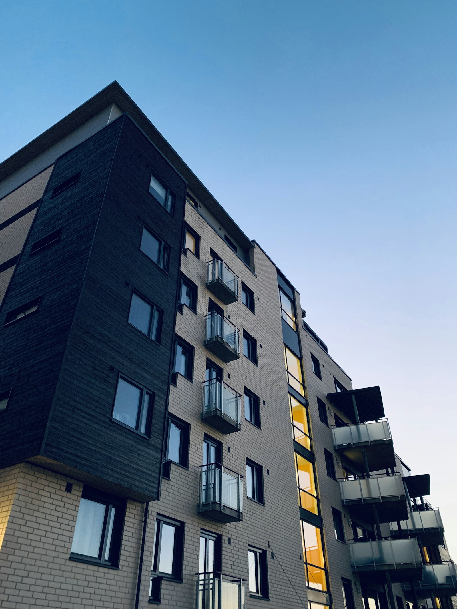 Modern residential tower at the Eilandje in Antwerp